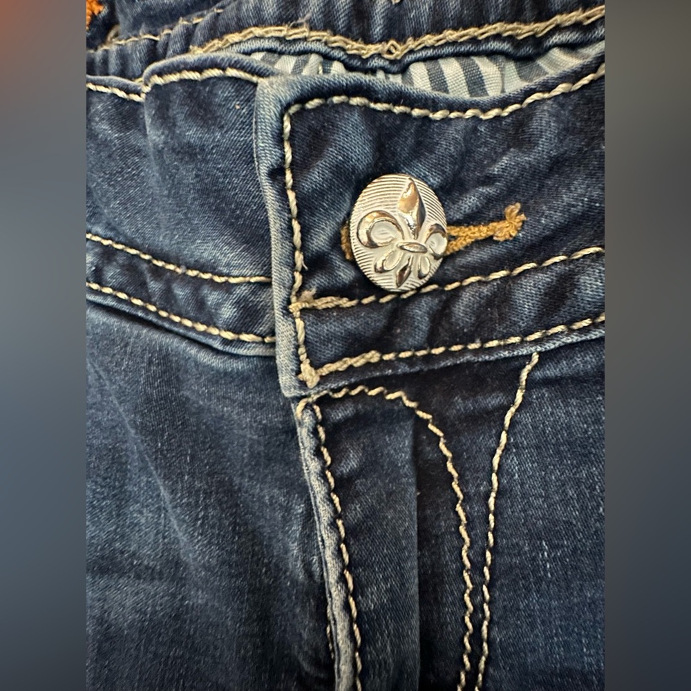 Rock Revival Jen Dark Indigo Skinny Jeans - Picture 5 of 16